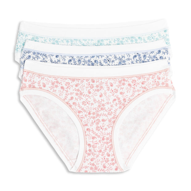 Slip Donna Gioia Midi Cotonella in Cotone Bielastico – Confezione 3 Pezzi (3 Disegni)