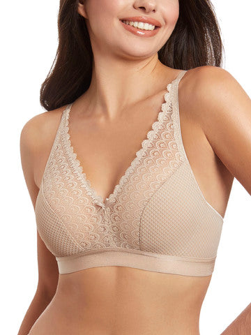 Selene Reggiseno Chloe B Senza Ferretto e Senza Imbottitura – Tessuto a Nido d’Ape