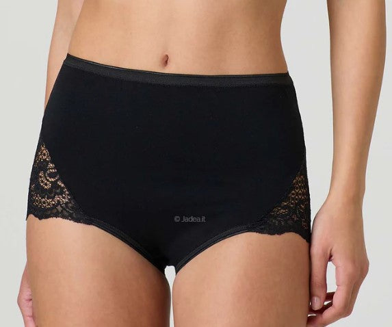 Culotte Donna in Cotone Elasticizzato con Pizzo Laterale – Articolo 07