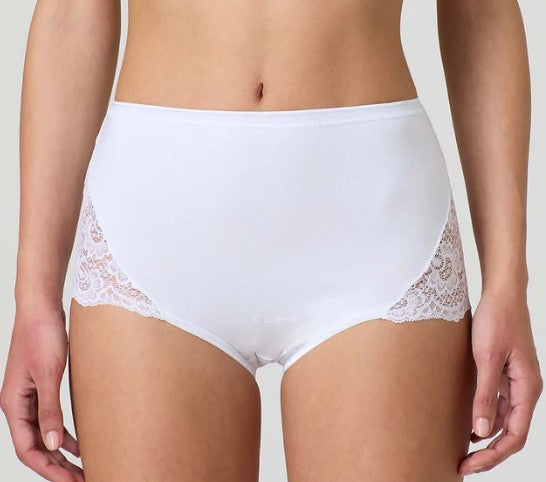 Culotte Donna in Cotone Elasticizzato con Pizzo Laterale – Articolo 07