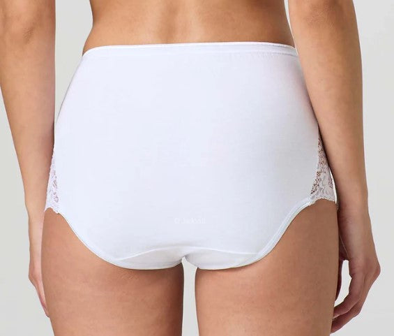 Culotte Donna in Cotone Elasticizzato con Pizzo Laterale – Articolo 07