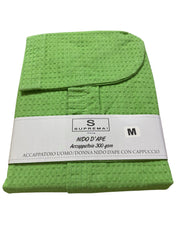 Accappatoio Uomo/Donna Suprema in Nido d’Ape 300 GSM con Cappuccio