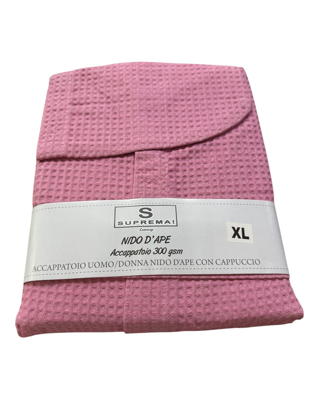 Accappatoio Uomo/Donna Suprema in Nido d’Ape 300 GSM con Cappuccio
