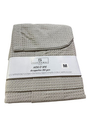 Accappatoio Uomo/Donna Suprema in Nido d’Ape 300 GSM con Cappuccio
