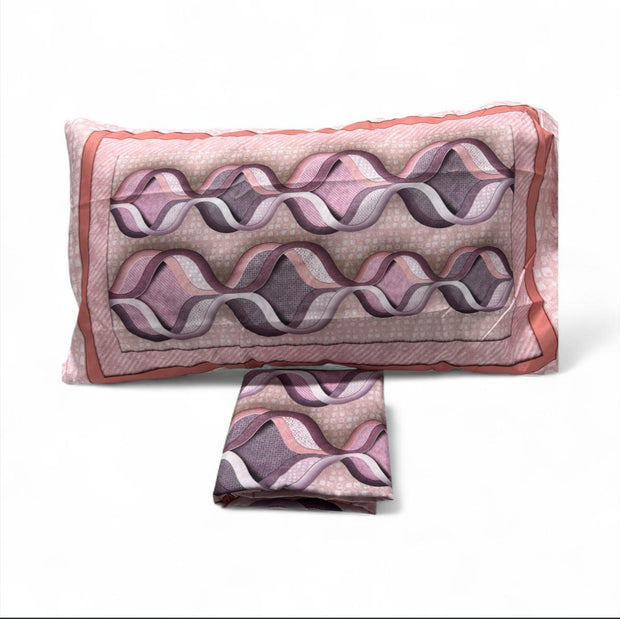 Coppia Federe Digitali Geometric in Puro Cotone – 80x50 cm