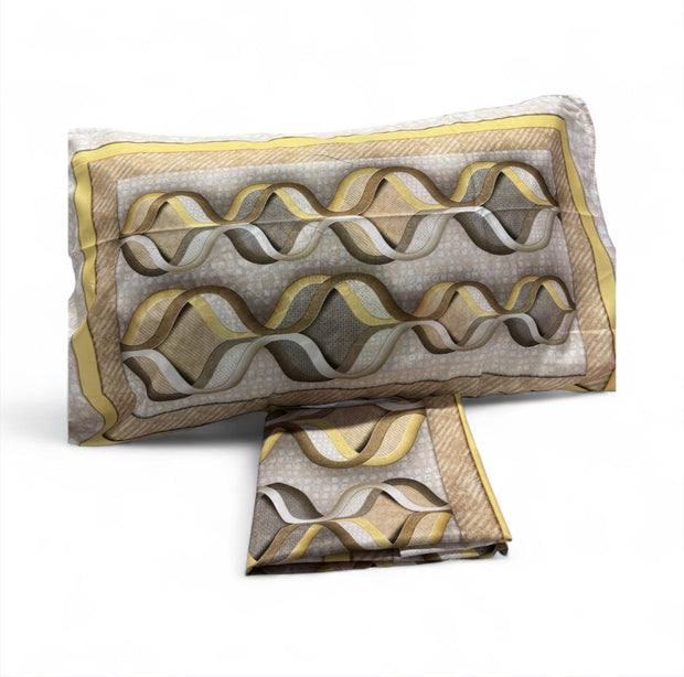 Coppia Federe Digitali Geometric in Puro Cotone – 80x50 cm