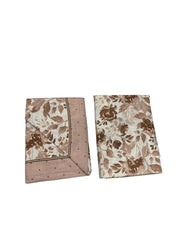 Completo Lenzuola Singolo Flanny Flower Suprema Cotone e Flanella