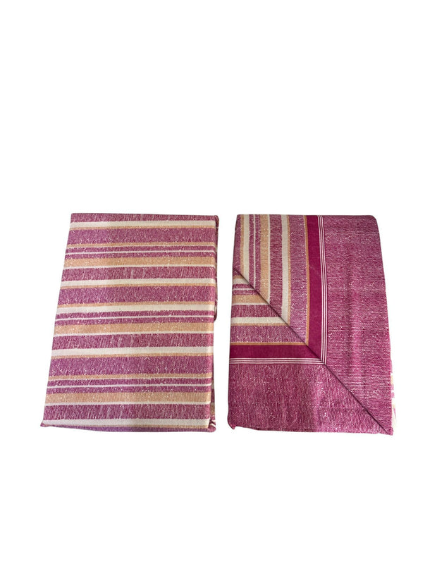 Completo Lenzuola Singolo Flanny Stripes Suprema Cotone e Flanella