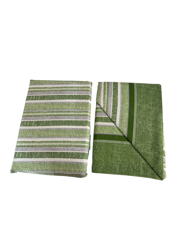Completo Lenzuola Singolo Flanny Stripes Suprema Cotone e Flanella