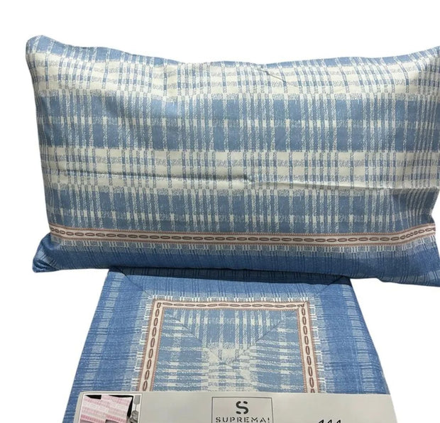 Completo Lenzuola Matrimoniale Zaffira Suprema 100% Cotone