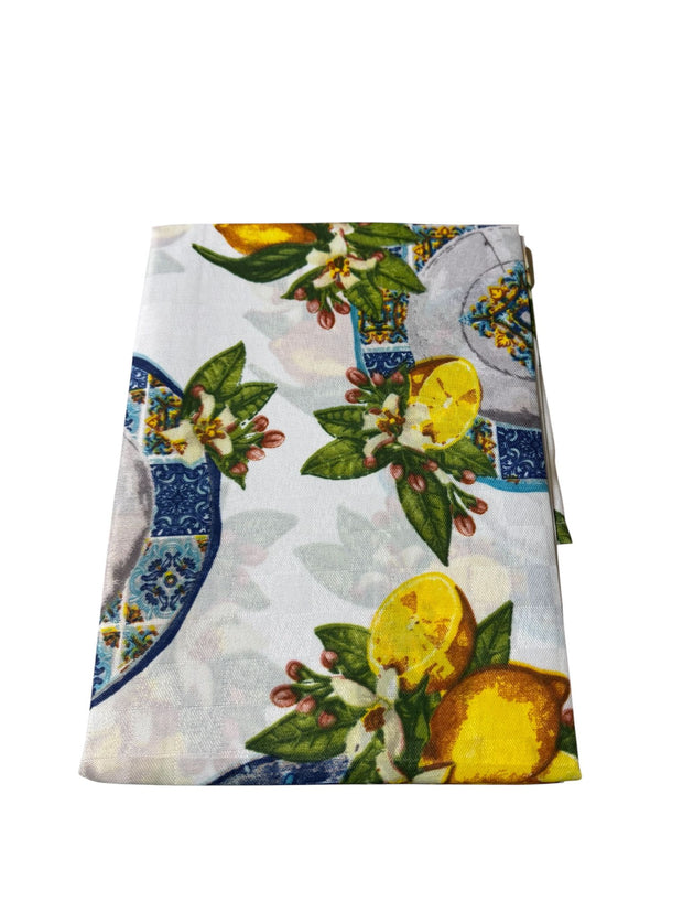 Tovaglia da Tavola x12 Francy Home Cortea Limoni Antimacchia e No Stiro