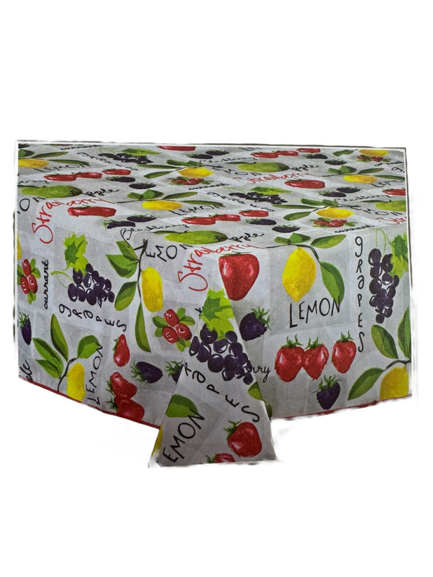 Tovaglia da Tavola x6 Preziosa Home Vivame Frutta – Antimacchia, No Stiro e Idrorepellente