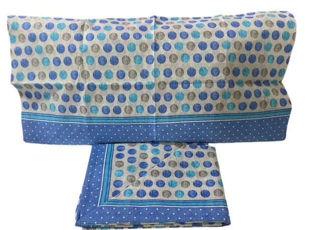 Completo Lenzuola Singolo Stile Italiano Circle – 100% Cotone con Federa