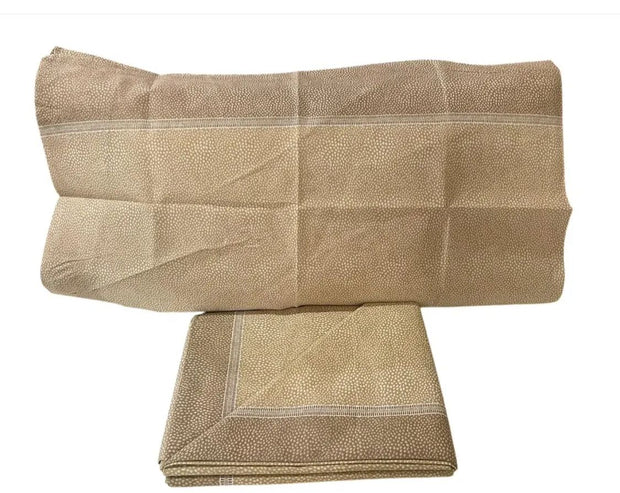 Completo Lenzuola Singolo Stile Italiano Pois – 100% Cotone con Federa