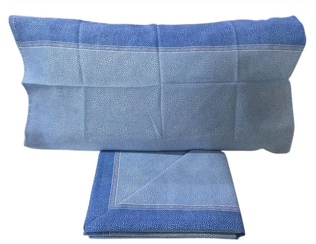 Completo Lenzuola Singolo Stile Italiano Pois – 100% Cotone con Federa