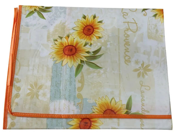 Tovaglia da Tavola x12 Girasole Plastificata Magica Gold Line – Rettangolare 120x230 cm