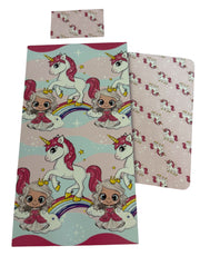 Completo Lenzuola Singolo Unicorn Valley – 100% Cotone