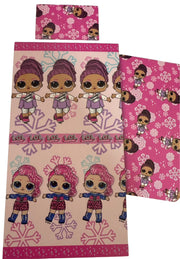 Completo Lenzuola Singolo Lol Surprise Winter – 100% Cotone