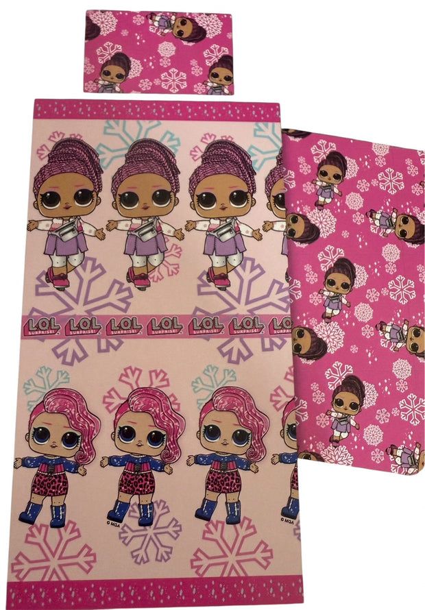Completo Lenzuola Singolo Lol Surprise Winter – 100% Cotone
