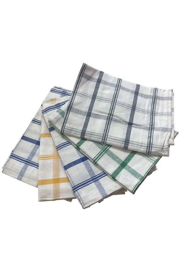 Set 5 Strofinacci Francy Home “Sale e Pepe Gioia” – Tinto in Filo, 45x65 cm, Colori Assortiti
