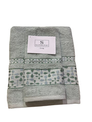 Set Asciugamani 1+1 Suprema Art Design Sara – 100% Cotone