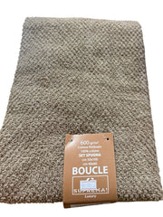Set Asciugamani Suprema Bouclé 1+1 – 100% Cotone Pettinato, 600 gr/mq