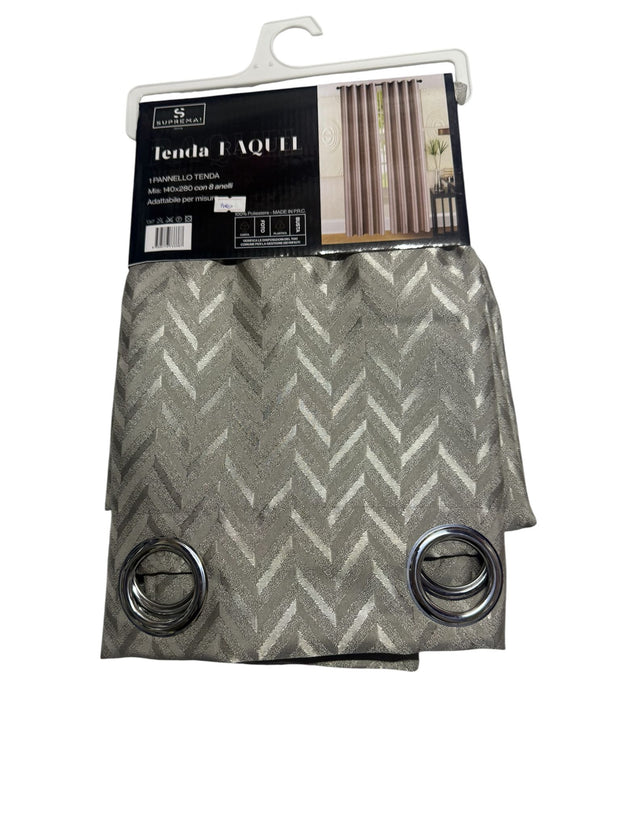 Tenda Raquel Suprema – Pannello Singolo in Cotone 140x280 cm con Anelli