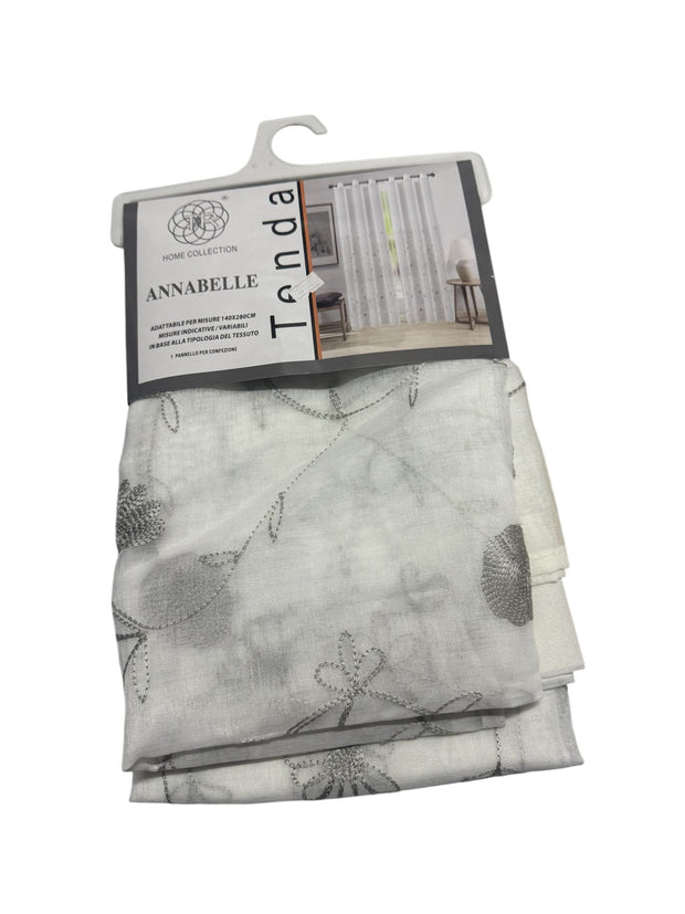 Tenda Annabella Home Collection – Pannello Singolo in Cotone 140x280 cm con Anelli