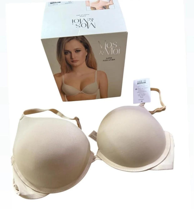 Reggiseno Mos & Moi Super Push-Up 6905W – Coppe imbottite +2 taglie
