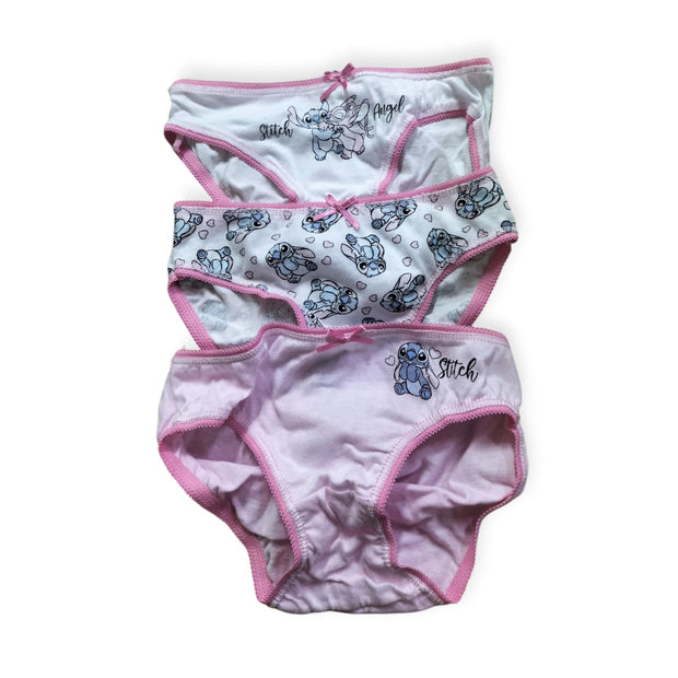Set 3 Slip Bambina Lilo & Stitch Disney – 100% Jersey di Cotone