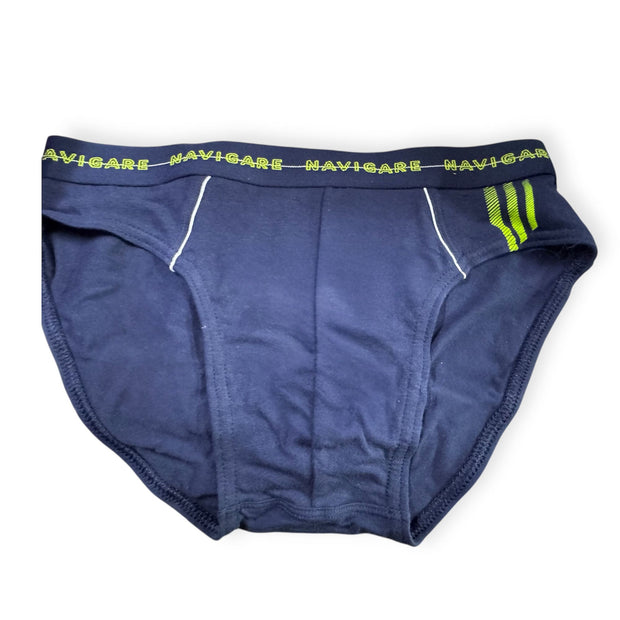 Slip Uomo Navigare 21431Z – Cotone Elasticizzato con Stampa Laterale ed Elastico Logato