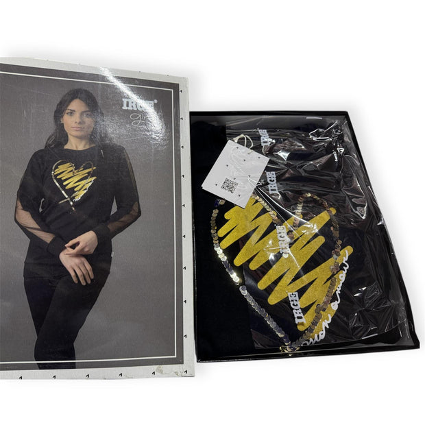 Tuta/Pigiama Ragazza IRGE Girl in Caldo Cotone con Cuore Stilizzato Art. SD 151