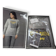 Tuta/Pigiama Ragazza IRGE Girl in Caldo Cotone con Motivo Leopardo Art. SD 153