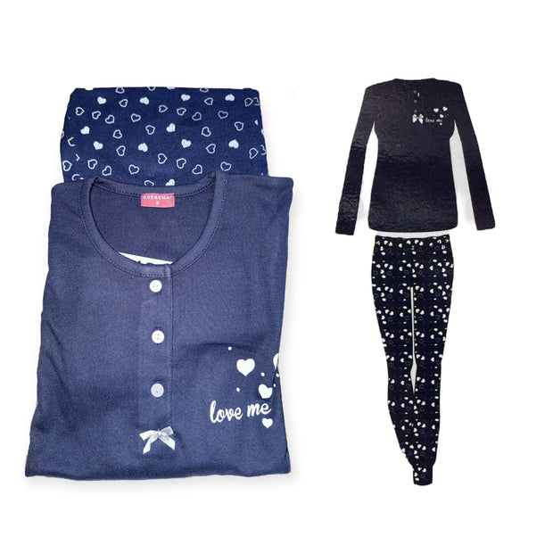 Pigiama Donna Suprema Mariangela in Caldo Cotone