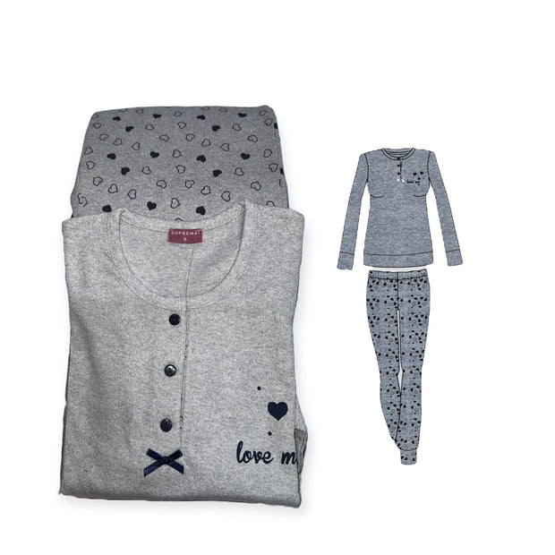 Pigiama Donna Suprema Mariangela in Caldo Cotone