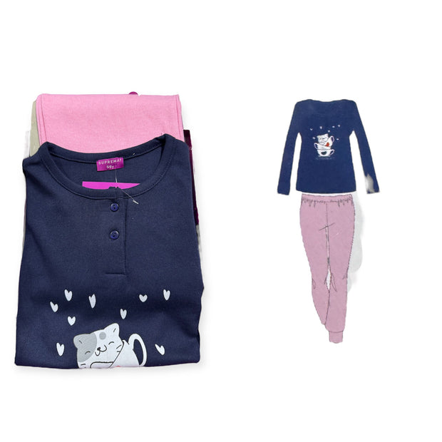 Pigiama Bimba Suprema Adele in Caldo Cotone