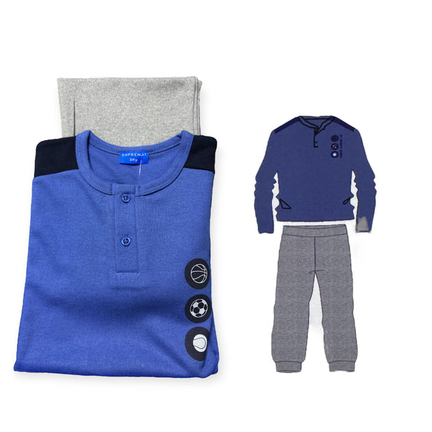 Pigiama Bimbo Suprema Arturo in Caldo Cotone