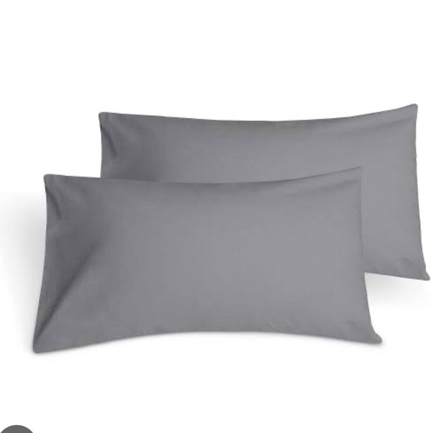 Coppia Federe Irge in Puro Cotone Tinta Unita – 50x80 cm