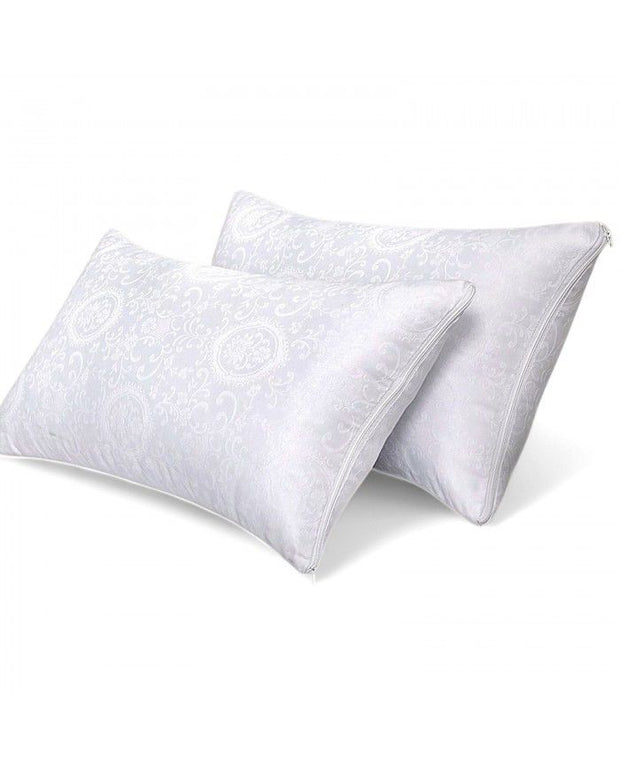 Coppia Federe Suprema Etna con Cerniera in Tessuto Damasco 52x82 cm