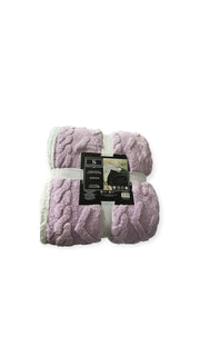 Coperta Plaid Matrimoniale Suprema Assunta – Jacquard Tinta Unita 100% Poliestere