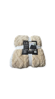 Coperta Plaid Matrimoniale Suprema Assunta – Jacquard Tinta Unita 100% Poliestere