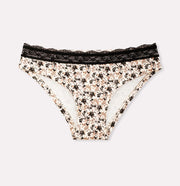 Slip Donna Jadea Aurea 6532 – Cotone Elasticizzato a Fiori con Pizzo