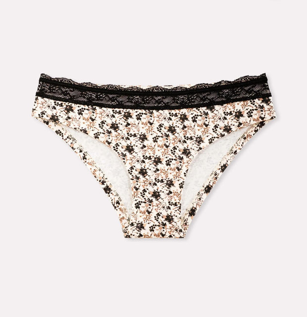 Slip Donna Jadea Aurea 6532 – Cotone Elasticizzato a Fiori con Pizzo