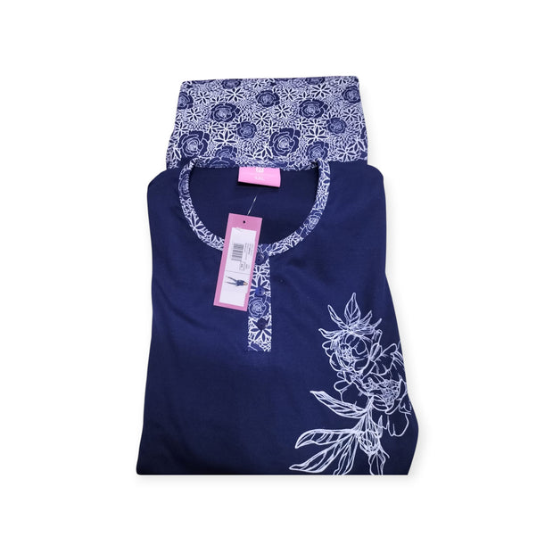 Pigiama Donna Marta Marzotto in Caldo Cotone – Modello Serafino – Art. MM504