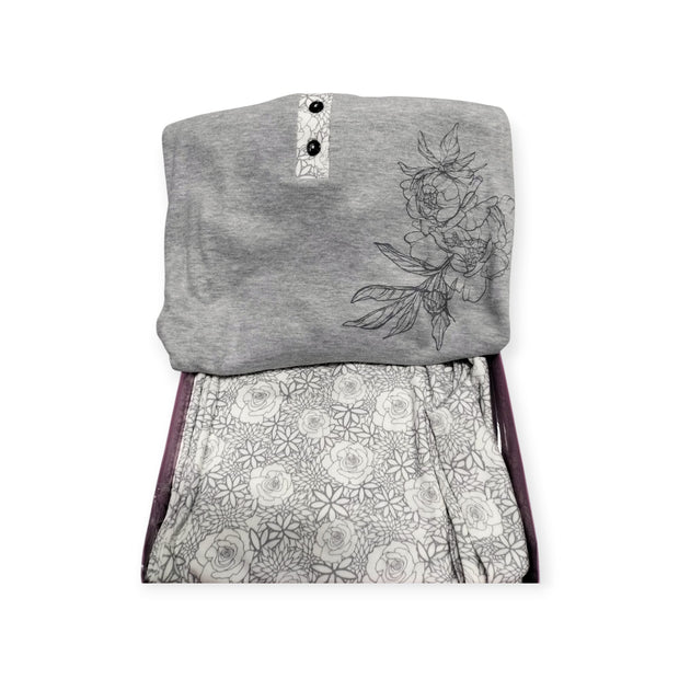 Pigiama Donna Marta Marzotto in Caldo Cotone – Modello Serafino – Art. MM504