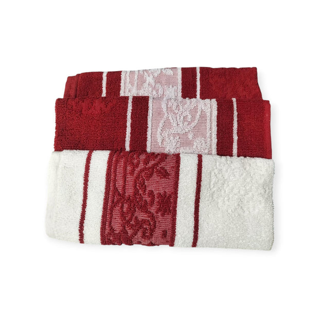 Set 3 Strofinacci Sommaruga Spugna Jacquard Lapponia – 40x60 cm