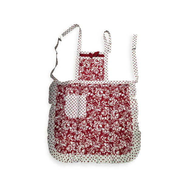 Grembiule Preziosa Home Wish – Panama con Doppio Bordo e Fiocco Applicato – 70x90 cm