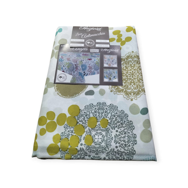 Tovaglia Antimacchia e Idrorepellente Preziosa Angels Mosaico – 24 Posti 140x450 cm – Design Colorato (Copia)