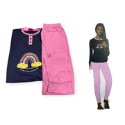 Pigiama da Ragazza Marta Marzotto MMSID14 in Caldo Cotone – Maniche e Pantaloni Lunghi