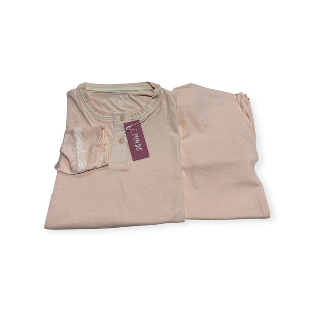 Pigiama Donna Papalina Marlena PDM 473 in Caldo Cotone – Manica e Pantalone Lungo